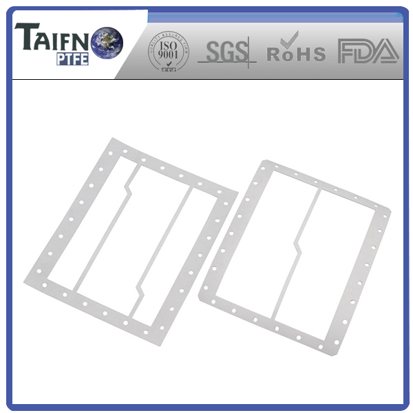 四氟方形打孔带筋垫片